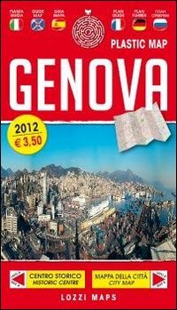 Stock image for Laminated Map of Genoa in English / Genova Plastic Map by Lozzi Editori (English, Spanish, French, Italian, German and Russian Edition) for sale by libreriauniversitaria.it