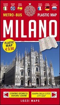 Stock image for Laminated Milan / Milano Map with Metro & Bus Routes (English, Spanish, French, Italian, German and Russian Edition) for sale by libreriauniversitaria.it