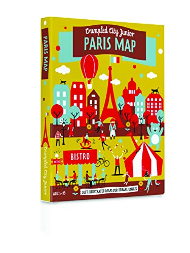 9788897487135: Crumpled City Junior Paris Map