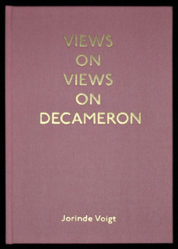 9788897889069: Views on views on Decameron. Artist book by Jorinde Voigt. Ediz. illustrata
