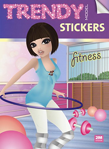 9788898073627: Trendy model stickers. Fitness. Con adesivi