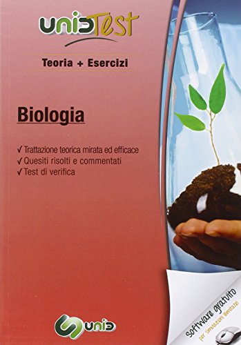 9788898089581: UnidTest 14. Manuale di teoria-Esercizi di biologia. Con software di simulazione