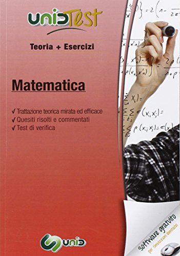 9788898089628: UnidTest 14. Manuale di teoria-Esercizi di matematica. Con software di simulazione