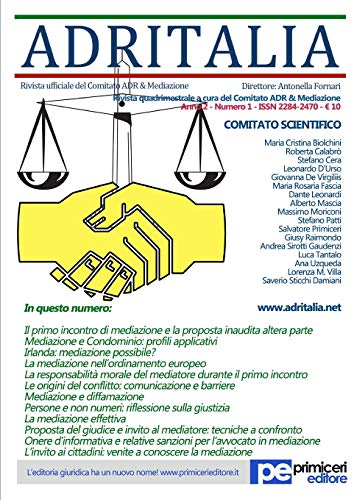 Beispielbild fr Adr Italia (Num 1/2015) (Italian Edition) zum Verkauf von Lucky's Textbooks