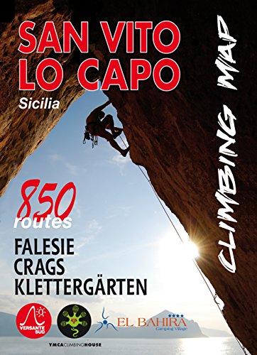 9788898609260: San Vito Lo Capo climbing map. 850 vie. Ediz. italiana, inglese e tedesca