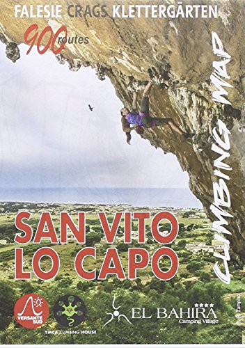 9788898609543: San Vito Lo Capo - Climbing Map: Falesie / Crags / Klettergrten. 900 routes