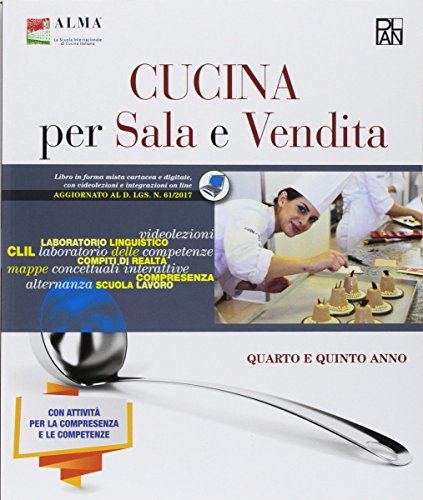 9788899059804: Cucina per sala bar e vendita. Per gli Ist. professionali. Con ebook. Con espansione online