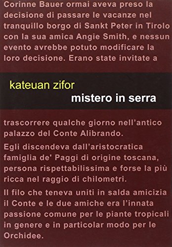 9788899067007: Mistero in serra