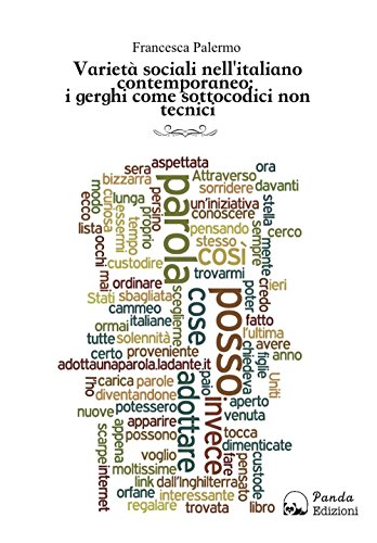 9788899091859: Variet sociali nell'italiano contemporaneo. I gerghi come sottocodici non tecnici