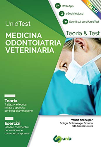 9788899714147: UnidTest. Medicina odontoiatria veterinaria. Teoria. Esercizi. Con app. Con e-book (Test universitari)