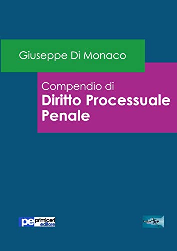 Beispielbild fr Compendio di Diritto Processuale Penale (Italian Edition) zum Verkauf von California Books