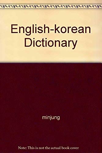 Stock image for English-korean Dictionary for sale by HPB-Diamond