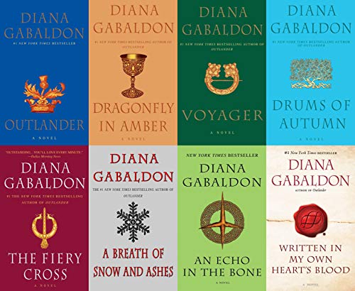Imagen de archivo de Complete Diana Gabaldon Outlander Series Eight Book Hardcover Set [Outlander, Voyager, Dragonfly in Amber, Drums of Autumn, Fiery Cross, A Breath of Snow and Ashes, An Echo in the Bone, Written in My Own Heart's Blood:Diana Gabaldon:OUTLANDER Series a la venta por Byrd Books