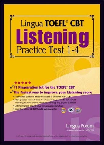 Beispielbild fr Lingua Toefl Cbt Listening Practice Test 1 4: Listening Practice Test 1-4 zum Verkauf von medimops