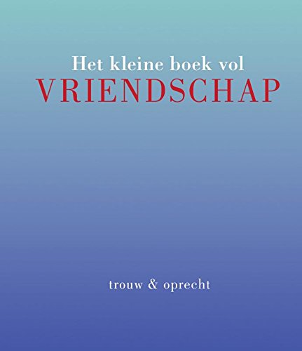 Beispielbild fr Het kleine boek vol vriendschap zum Verkauf von medimops