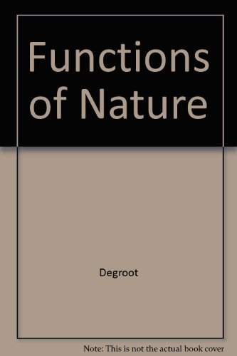 Stock image for Functions of Nature: Evaluation of Nature in Environmental Planning, Management and Decision Making Rudolf S. de Groot for sale by myVend