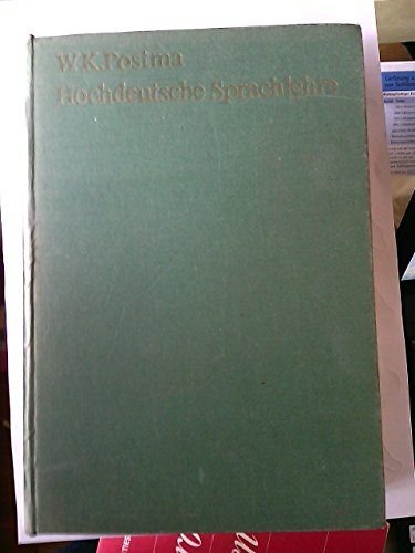Stock image for Hochdeutsche Sprachlehre for sale by Concordia Books