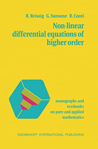 Beispielbild fr Non-linear differential equations of higher order zum Verkauf von Zubal-Books, Since 1961