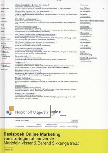 Stock image for Basisboek online marketing: van strategie tot conversie for sale by medimops