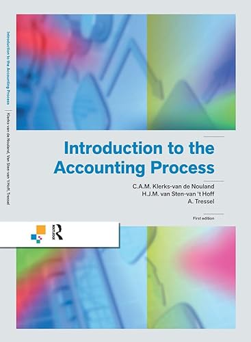 Imagen de archivo de Introduction to the Accounting Process a la venta por BookHolders