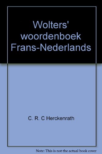 Beispielbild fr Wolters' woordenboek Frans-Nederlands zum Verkauf von Ammareal