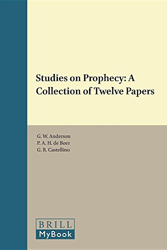 Beispielbild fr Studies on Prophecy: A Collection of Twelve Papers [Supplements to Vetus Testamentum, Vol. XXVI] zum Verkauf von Windows Booksellers