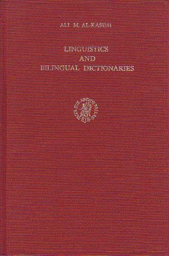 Beispielbild fr Linguistics and Bilingual Dictionaries zum Verkauf von Better World Books