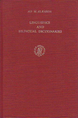 Imagen de archivo de Linguistics and Bilingual Dictionaries a la venta por Better World Books