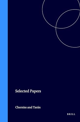 Selected Papers (9789004052352) by Cherniss, Harold F.