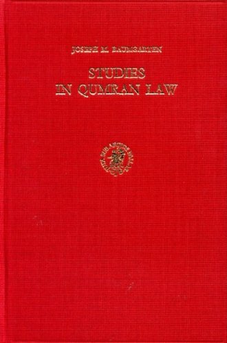 Beispielbild fr Studies in Qumran law (Studies in Judaism in Late Antiquity, Vol. 24) zum Verkauf von CSG Onlinebuch GMBH