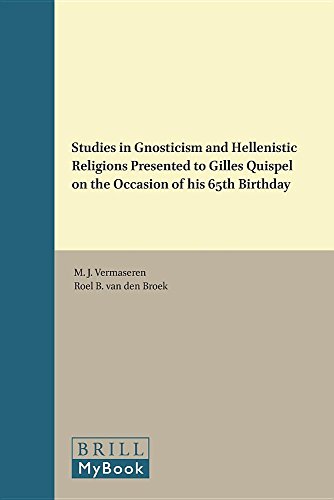 Beispielbild fr Studies in Gnosticism and Hellenistic Religions Presented to Gilles Quispel on the Occasion of His 65th Birthday zum Verkauf von Revaluation Books