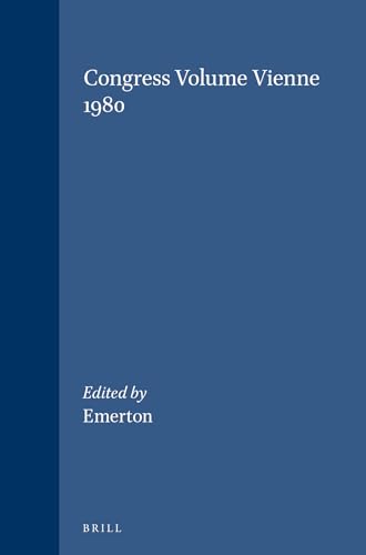 Beispielbild fr Congress Volume: Vienna 1980 [Supplements to Vetus Testamentum, vol. XXXII] zum Verkauf von Windows Booksellers