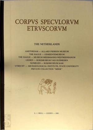 Corpus speculorum etruscorum. The Netherlands. - MEER, L. BOUKE VAN DER