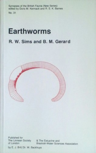 9789004075825: Earthworms: Keys and Notes for the Identification of the Species