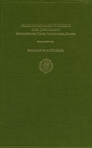 9789004076778: Nag Hammadi Codex I: The Jung Codex: Introductions, Texts, Translations, Indices: Introductions, Texts, Translations, Indices - the Coptic Gnostic ... Studies, the Coptic Gnostic Library, 22)