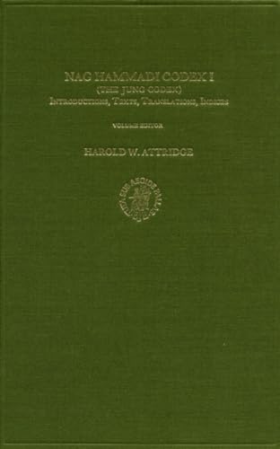 9789004076778: Nag Hammadi Codex I the Jung Codex: Introductions, Texts, Translations, Indices - the Coptic Gnostic Library - 1985