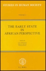 9789004083554: The Early State in African Perspective Culture, Power and Division of Labor