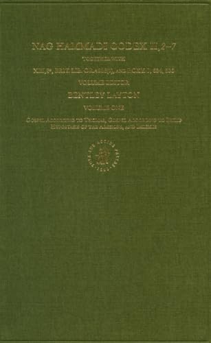 Beispielbild fr Nag Hammadi Codex II, 2-7, together with XIII, 2* Brit. Lib. Or. 4926(1) and P. Oxy. 1, 654, 655 [2 VOLUMES, COMPLETE] I. Gospel According to Thomas, Gospel According to Philip, Hypostasis of the Archons, Indexes. [II. On the Origin of the World, Expository Treatise on the Soul, Book of Thomas the Contender ] zum Verkauf von ERIC CHAIM KLINE, BOOKSELLER (ABAA ILAB)