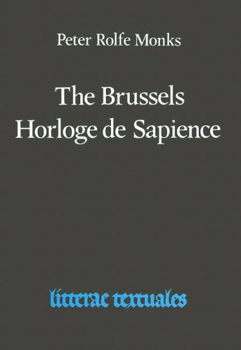 Beispielbild fr The Brussels Horloge De Sapience: Iconography and Text of the Brussels, Bibliotheque Royele, Ms. IV 111 (Litterae Textuales) zum Verkauf von Historien & Lexica