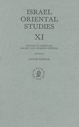 9789004093683: Studies in Medieval Arabic and Hebrew Poetics: 1991