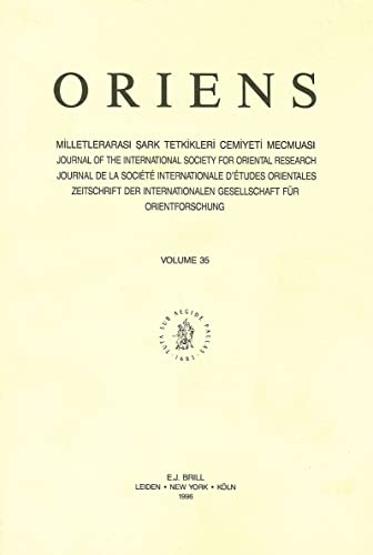 Oriens - Milletlerarasi Sark Tetkikleri Cemiyeti Mecmuasi/Journal of the International Society for Oriental Research: 1996 (Oriens) - R. Sellheim~G. Endre