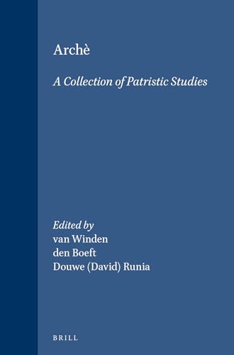 Imagen de archivo de Arche: A Collection of Patristic Studies a la venta por Henry Stachyra, Bookseller
