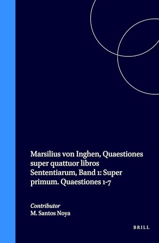 Stock image for Quaestiones Super Quattuor Libros Sententiarum (Studies in the History of Christian Thought) for sale by Books From California