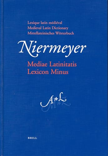 9789004112797: Mediae Latinitatis Lexicon Minus (2 Vols.): Lexique Latin Mdival - Medieval Latin Dictionary - Mittellateinisches Wrterbuch