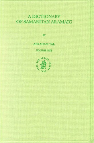 Beispielbild fr A Dictionary of Samaritan Aramaic (Handbook of Oriental Studies/Handbuch Der Orientalistik) zum Verkauf von Revaluation Books