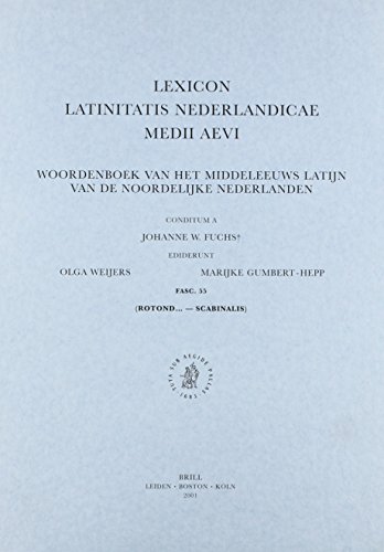 Beispielbild fr Lexicon Latinitatis Nederlandicae Medii (Lexicon Latinitatis Nederlandicae Medii Aevi Fascicule) zum Verkauf von Powell's Bookstores Chicago, ABAA