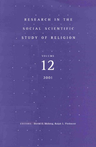 Beispielbild fr Research in the Social Scientific Study of Religion, Vol. 12 Moberg Ph.D., David O and Piedmont, Ralph L zum Verkauf von The Compleat Scholar