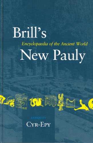 9789004122673: Brill's New Pauly, Antiquity, Volume 4 (Cyr - Epy)