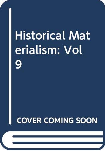 Beispielbild fr Historical Materialism: Vol 9 zum Verkauf von Reuseabook