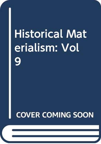 Imagen de archivo de Historical Materialism: Vol 9 a la venta por Reuseabook